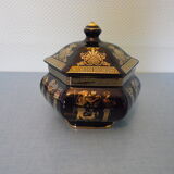 Porcelain candy maker hand-decorated with 24 carat gold Greece 70