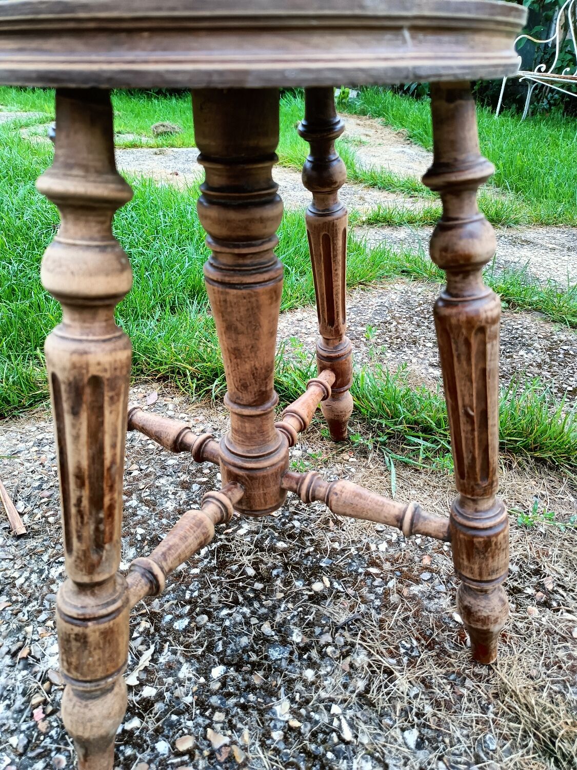 Old style piano stool louis xvi