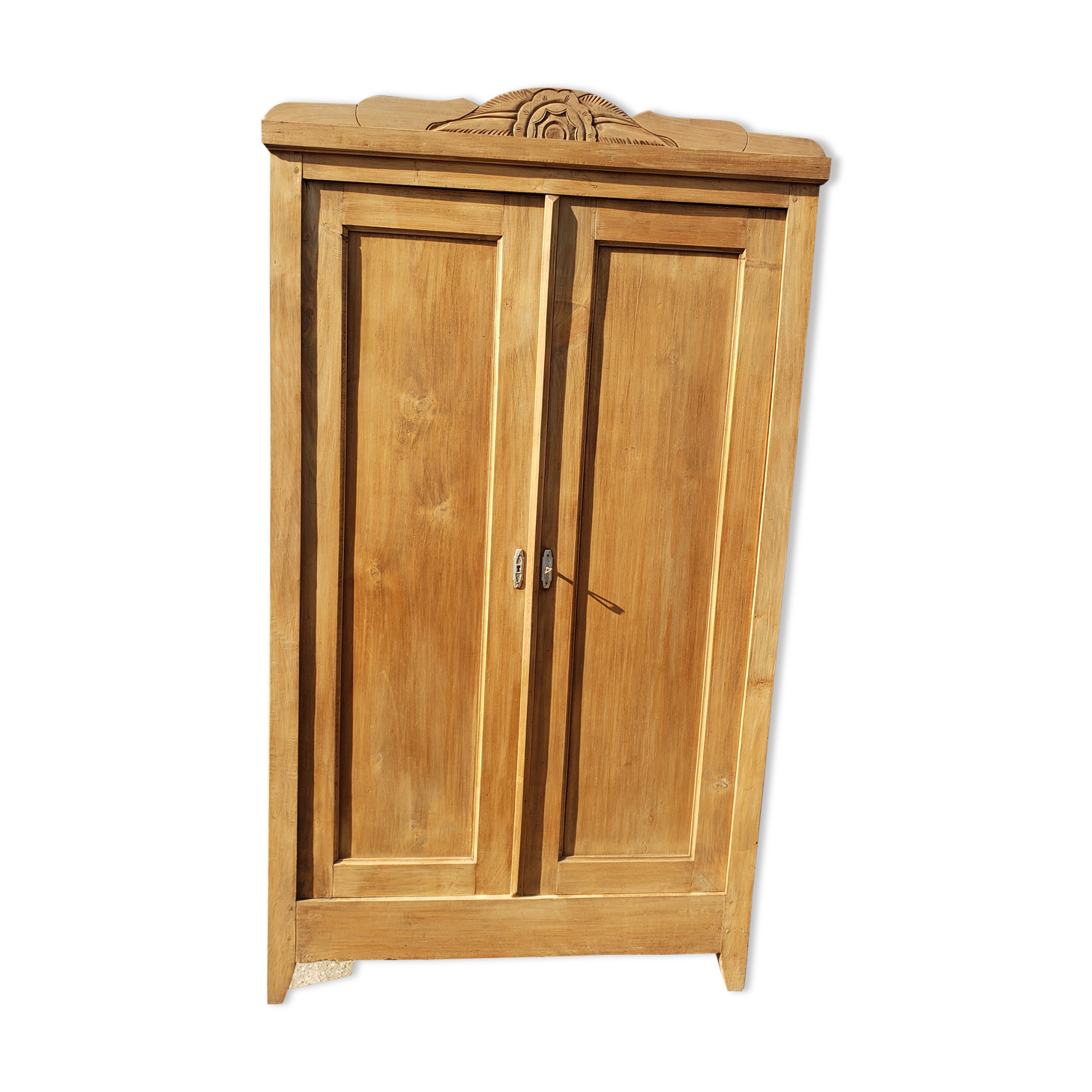 Parisian cabinet art deco raw wood