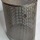 Industrial style metal wastebasket, 50s
