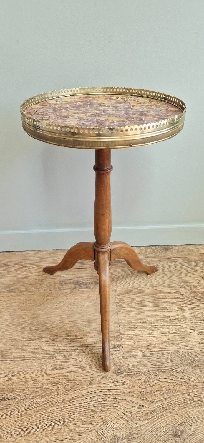 Tripod Gueridon Louis XVI style mahogany
