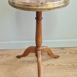 Louis XVI style mahogany tripod pedestal table