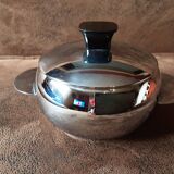 Vintage metal sugar bowl