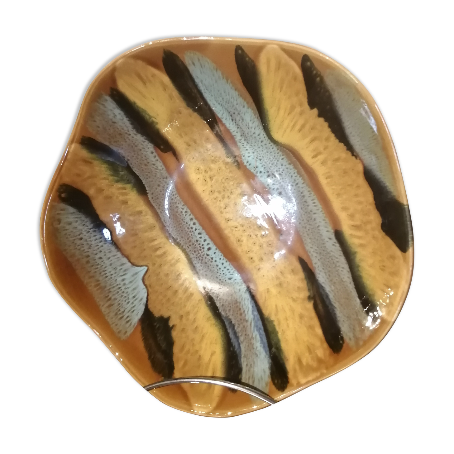 Plat Sarreguemines modèle Catane de Vercors