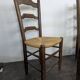 Séries de 8 chaises paillées