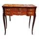 Coiffeuse marqueterie de palissandre style Louis XV