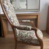 Louis Philippe armchair with wood pigeon motifs
