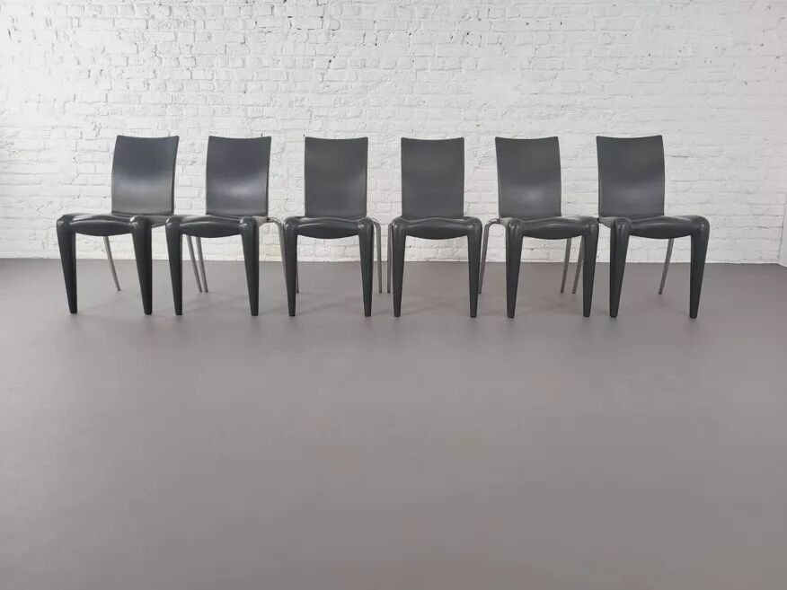 Set of 6 Louis 20 chairs, 90s design by Philippe Starck for Vitra