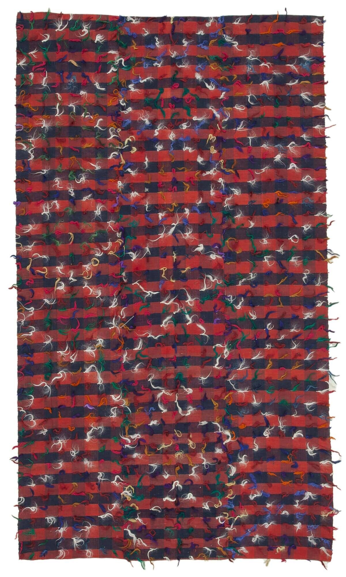 Turkish Handmade Vintage Anatolian Kilim 185 cm x 324 cm