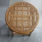 High rattan bar stool