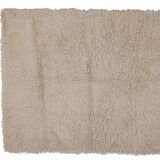 Vintage Natural Wool Turkish Tulu Rug