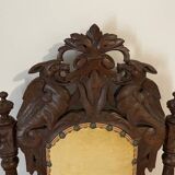 Fauteuil trône style gothique renaissance