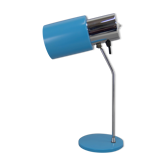 Lampe de table bleue mid-century par Napako, années 1970