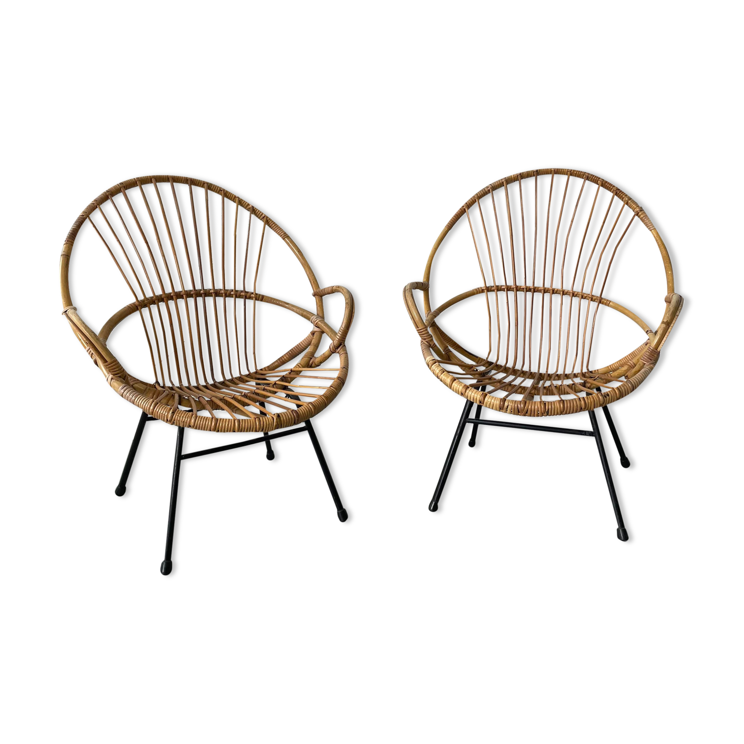 Rohé Noordwolde rattan chairs set