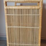 Extra cabinet 3 wicker rattan drawers