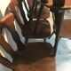 Lot of 6 chairs vintage bistro compass feet