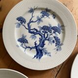 Set of eight German porcelain plates from the 1950s