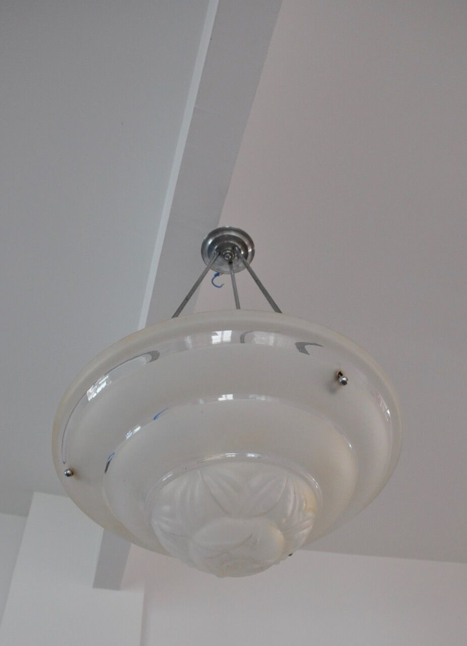 Art deco hanging lamp