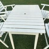 Vintage wooden garden furniture