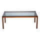 Table Basse en Teck et Verre, Danemark, 1960s