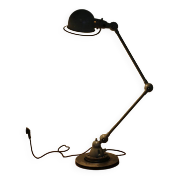 Lampe jielde 2 bras grise 1970
