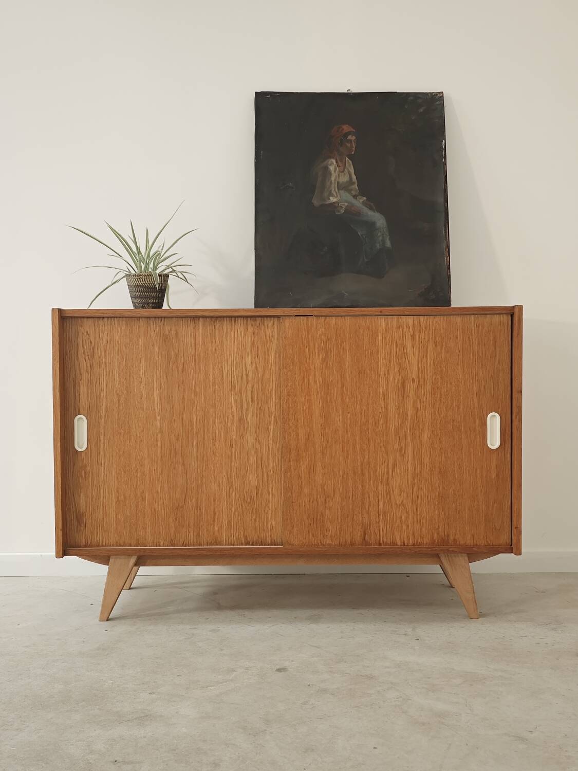 Sideboard, storage unit U-452 dub by Jiri Jiroutek for Interier Praha 1960