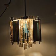 Claus Bolby pendant lamp brass and plastic