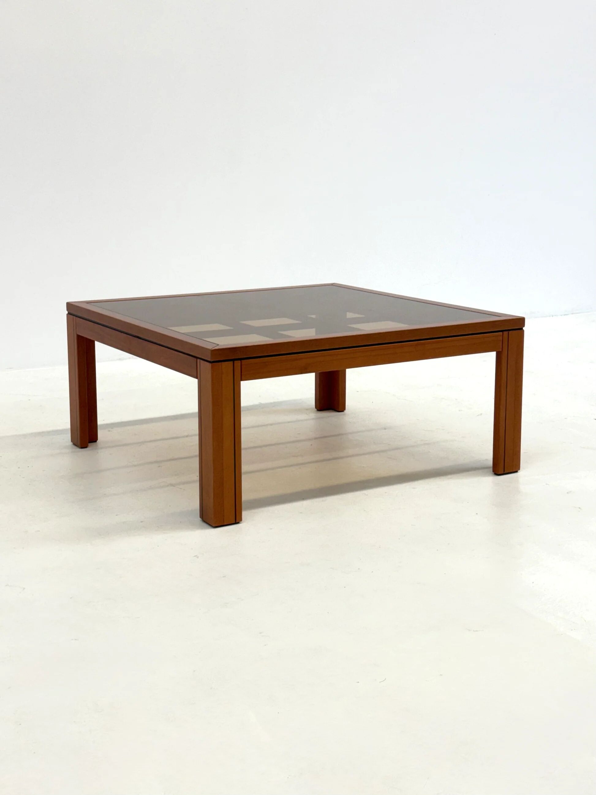 Brutalist Italian coffee table by Caccia alla Volpe for Linea Arredo