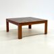 Brutalist Italian coffee table by Caccia alla Volpe for Linea Arredo