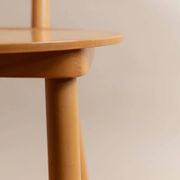 Light Wood Vintage Chair - 1980s Italian Minimalist, Japanese-Inspired, Solid Wood, Batch of 2