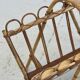 Rattan magazine rack