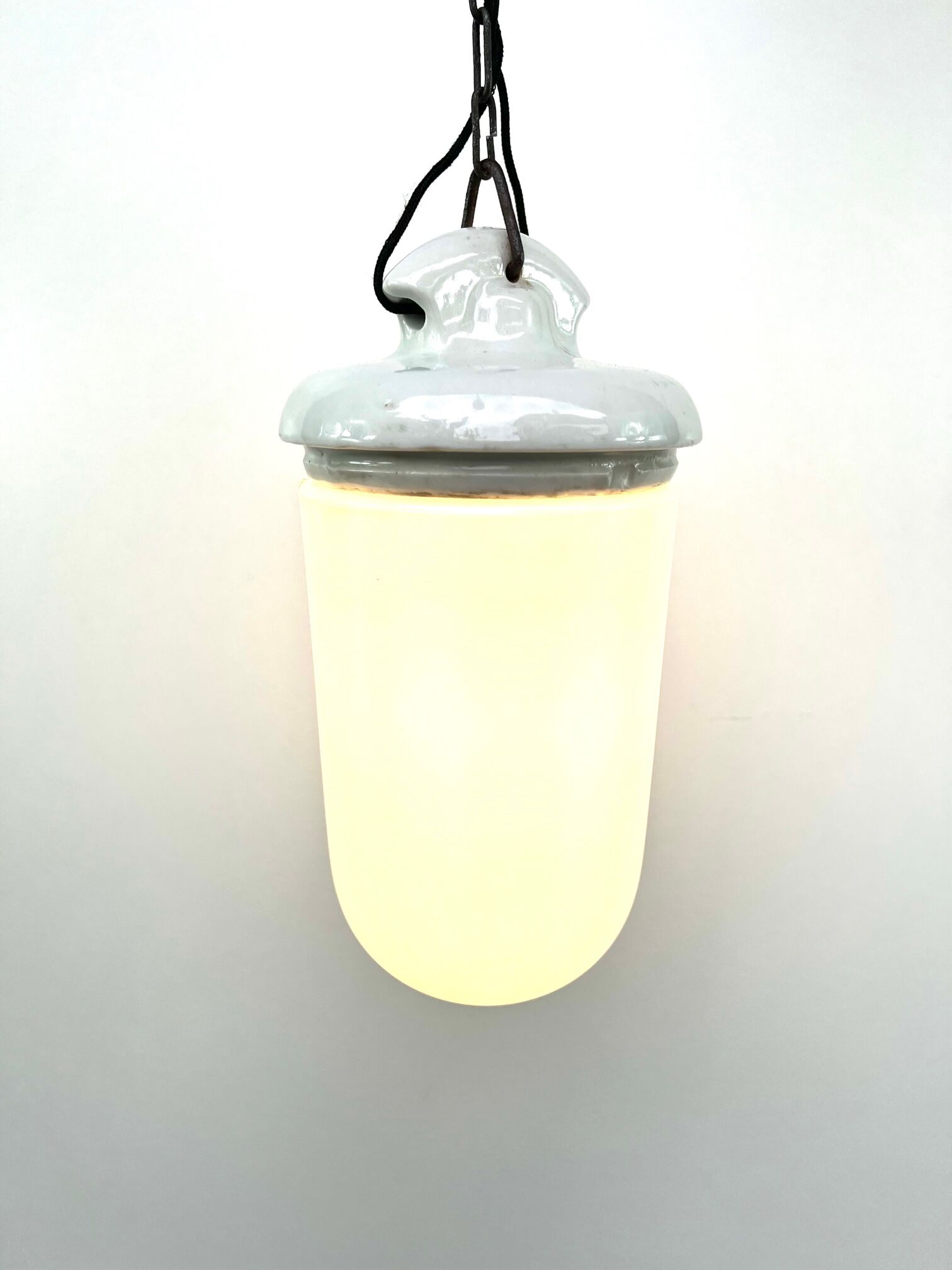 Opaline hanging height 31 cm diameter 14 cm general electric