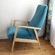 Fauteuil de lecture vintage
