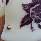 Two Vianne glassware wall light