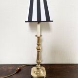Golden brass lamp