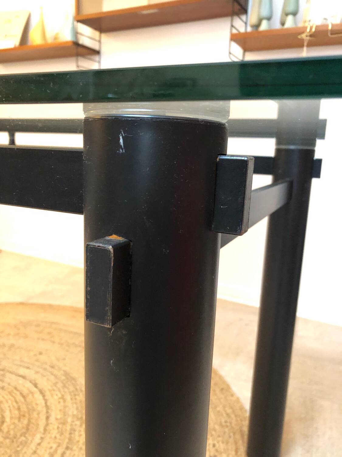 Memphis glass table, 1980