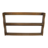 Vintage oak wall spice rack