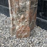 Louis XV style fireplace in rance marble circa 1880
