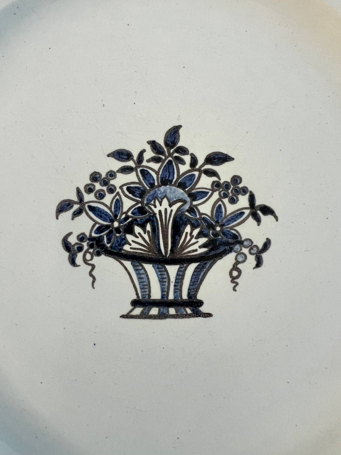 Hand-painted dinner plate