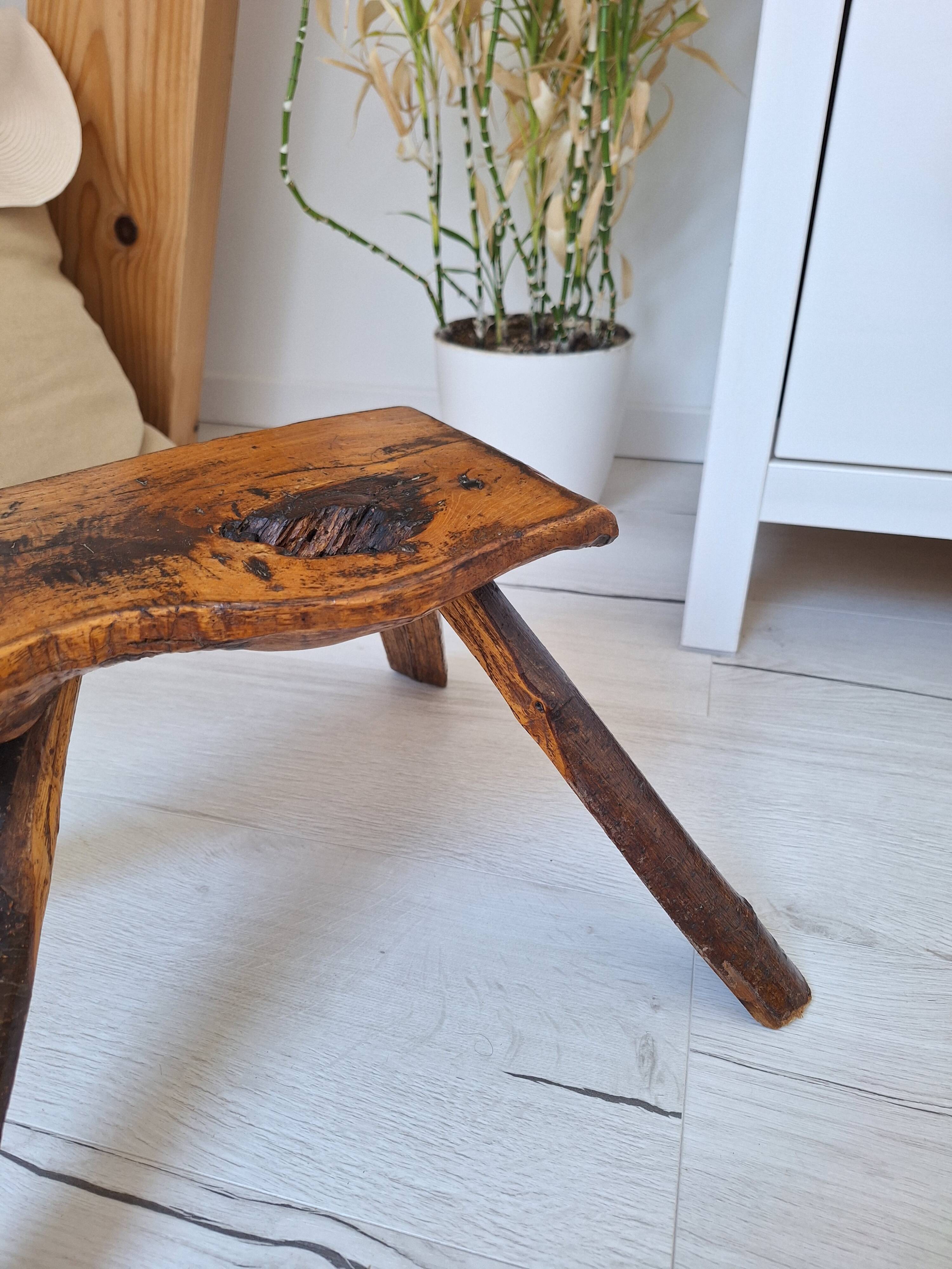 Tabouret de traite brutaliste
