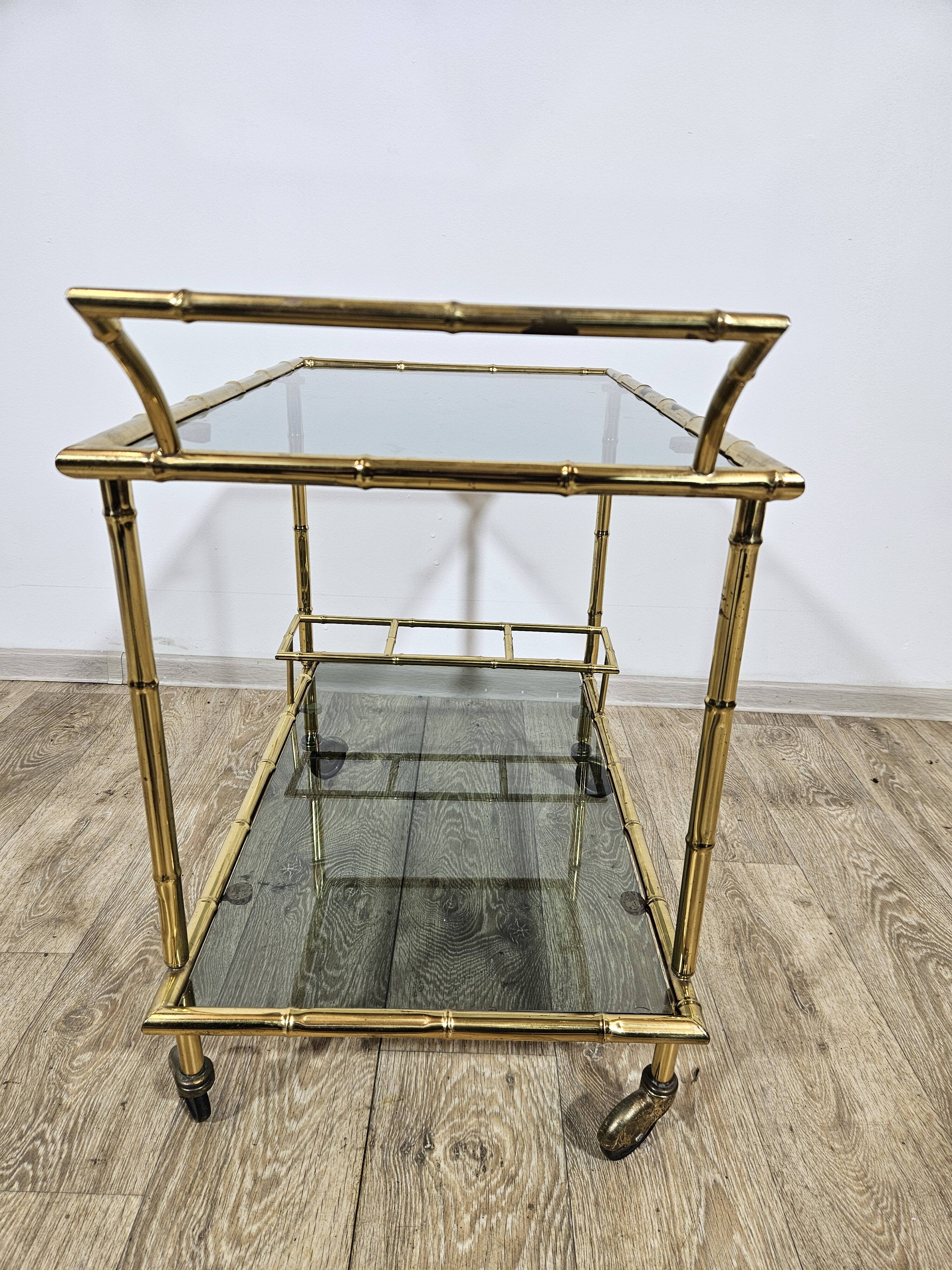 Exclusive bar cart, France, 1970s.