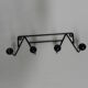 Vintage wall coat rack with beech balls