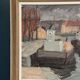 Original Swedish Oil on Canvas –“Harbour” by Georg Andersson – Signed – Vintage & Framed – 52 × 40 cm (20.4" x 15.7")