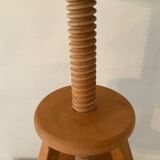 Vintage wooden tripod stool