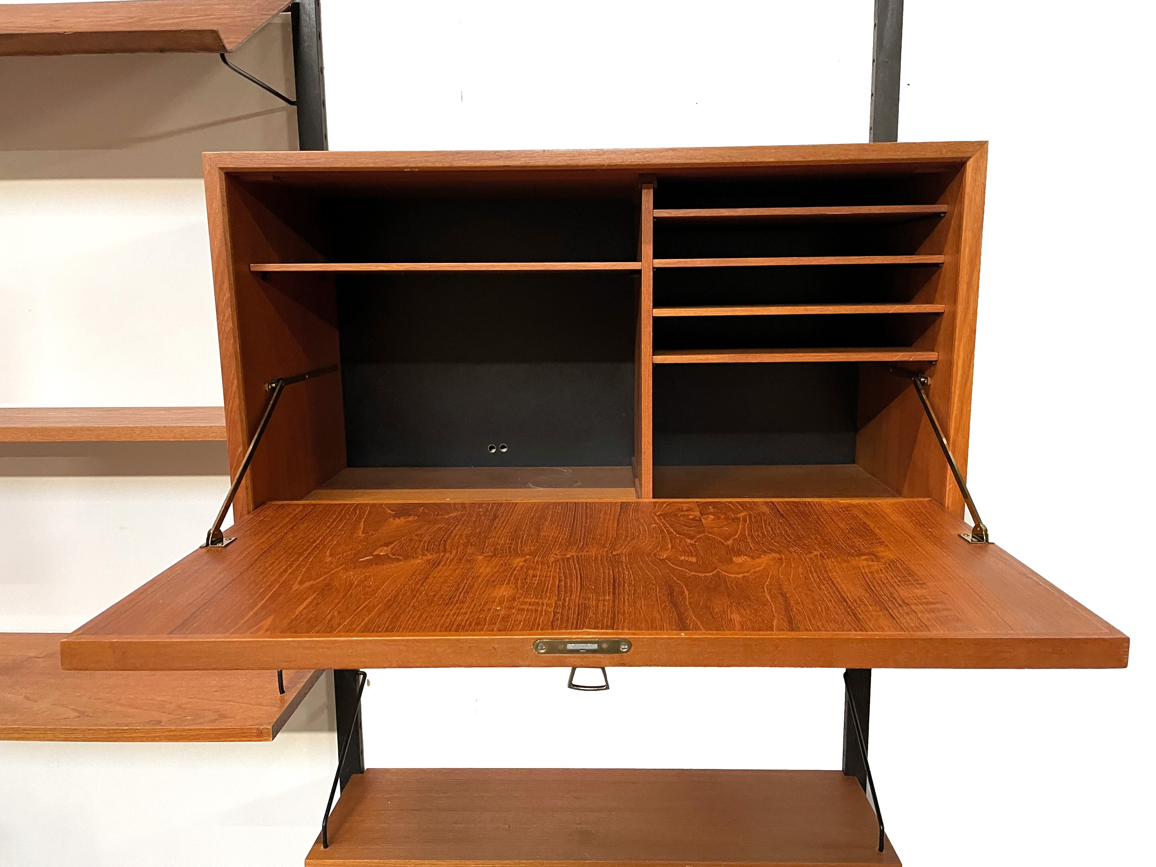 Vintage Poul Cadovius Royal System wall system wall unit