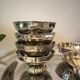 Set van 6 chrome coupes met schaal