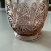 Pink glass candy maker