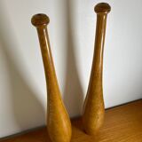 Paire d’anciennes massues de jonglage