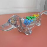 Dachshund crystal pocket tray Art Vannes
