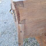 Commode de style Louis XV en bois de rose et marbre rouge, vers 1900